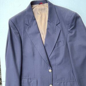 Navy Blue Blazer by Club Room for Richs-All Wool